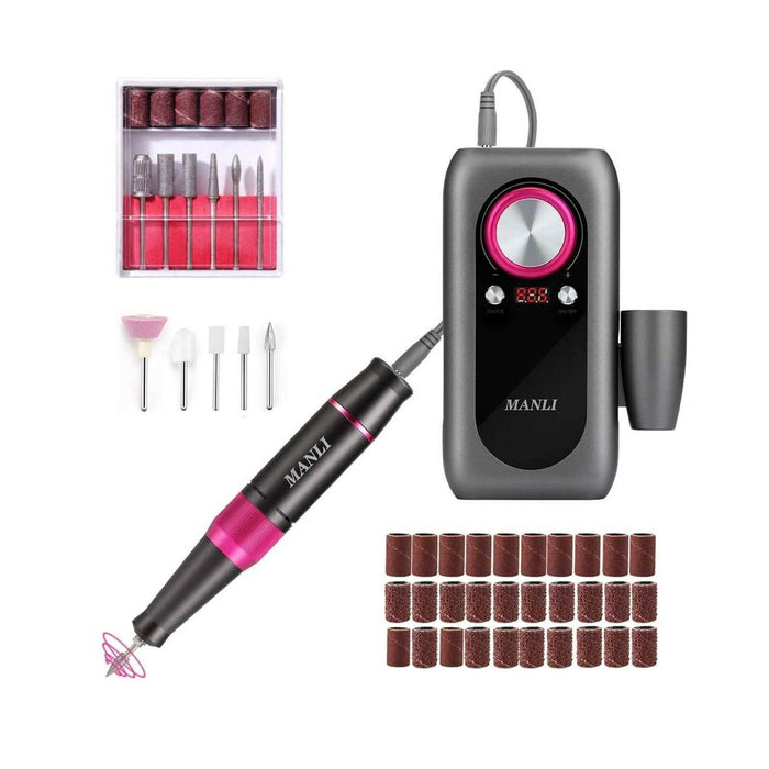 Rechargeable Nail Drill Kit with 2000mAh Phone Power Bank by DailySale