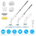 Rechargeable Telescopic Cleaning Brush 6 Replaceable Heads 2 Speed Adjustable Extension Arm by DailySale