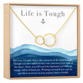 Recovery Double Circles Necklace by Dear Ava