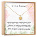 Recovery Lotus Necklace by Dear Ava