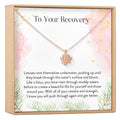 Recovery Lotus Necklace by Dear Ava