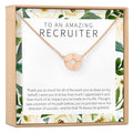 Recruiter Compass Necklace by Dear Ava