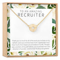 Recruiter Compass Necklace by Dear Ava