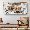 Red Angus Sign by Tailored Canvases