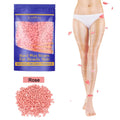Red Hard Wax Beans Hair Removal Painless Warmer Waxing Beans Natural Pearl by DailySale