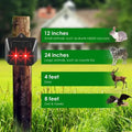 Red LED Light Waterproof Predator Repellent for Gardens by DailySale