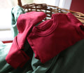 baby pajamas | scarlet red by Finn + Emma