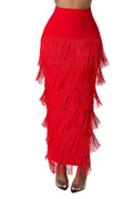 Long Tassel Skirt by The House of Stylez