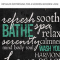 Refresh Soothe Bathe Bathroom Sign by Tailored Canvases