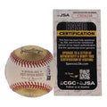 Reggie Jackson Signed 2022 World Series Gold Baseball Inscribed Mr October JSA by Price Is Right Miami