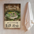 Relax Soak Unwind Sign VII by Tailored Canvases