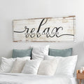 Relax You're on Lake Time Sign II by Tailored Canvases