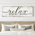 Relax You're on Lake Time Sign II by Tailored Canvases