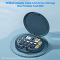 Remax Cable Adapter Storage Box Phone Holder by DailySale