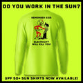 Remember Kids - Hi-Visibility UPF 50 Long Sleeve Sun Shirt by Armed American Supply