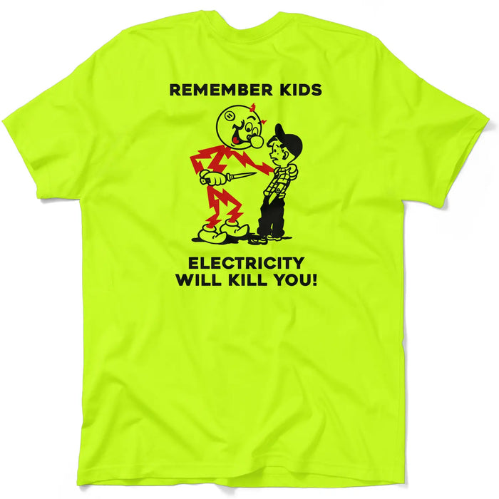 Remember Kids - Safety Yellow T-Shirt by Armed American Supply