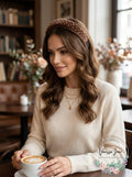 Inc International Concepts Crystal-Studded Padded Headband by Vanessa Jane