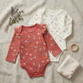 First Impressions Baby Girls 2-Pc. Cotton Holiday Bodysuit Set, Size 0-3 Months by Vanessa Jane
