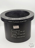 HDPE Flanged Adapter 11 in opening, 15 in Rad. 11 in H by Vanessa Jane