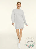 Inc Long-Sleeve Knit Mini Dress, Size Medium by Vanessa Jane
