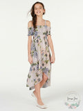 Rare Editions Big Girls Floral Maxi Dress, Size 10 by Vanessa Jane