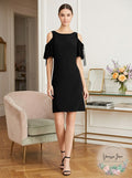 American Living Women's Cold-Shoulder Fit & Flare Dress, Size 8 by Vanessa Jane