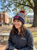 NCAA Mississippi Old Miss Rebels Calgary Cuff Knit Hat, One Size, Red/Black by Vanessa Jane