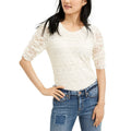 American Rag Juniors Tie-Back Lace Blouse, Size Medium by Vanessa Jane