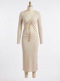 Nicholas Luisa Ruched Cutout MIDI Dress, Size Large by Vanessa Jane