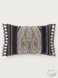 J Queen New York Linette Polyester Boudoir Decorative Throw Pillow 15X22, Blue by Vanessa Jane