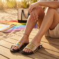 I.n.c. Pride Rainbow Love Slide Slippers - Love, Size XL by Vanessa Jane
