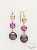 Charter Club Gold-Tone Imitation Pearl Graduated Linear Drop Earrings by Vanessa Jane