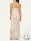 Jump Juniors Lace-up Glitter Gown, Size 11/12 by Vanessa Jane