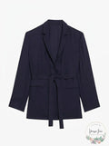 Theory Womens Notch-Collar Jacket, Size 0 by Vanessa Jane