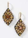 Inc Gold-Tone Multi-Stone Cluster Drop Earrings by Vanessa Jane