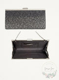 Inc International Concepts Carolyn Omar Glitter Clutch Evening Bag by Vanessa Jane