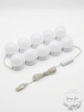 Vanity Lights for Mirror,Premtess Hollywood Style Vanity Lights with 10 dimmable by Vanessa Jane