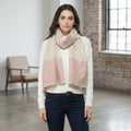 Inc Womens Plaid Colorblock Muffler Scarf Pink O/S by Vanessa Jane