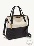Fossil Colorblock Charlotte Small Leather Crossbody Hobo by Vanessa Jane