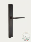 Emtek Multipoint Non-Keyed Fixed Handle 2x10 Trim Set with Poseidon Levers by Vanessa Jane