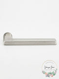 Emtek Brass Helios Lever, Satin Nickel by Vanessa Jane