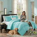 Mi-Zone Miramar Duvet Cover Set, King/ California King, Blue by Vanessa Jane