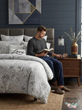 Charter Club Damask Designs Flower Cotton 300-Thread Count 3-PC Damask Designs by Vanessa Jane