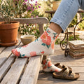 Lot of 3 INC Womens Printed Floral Socks/ Sheer Stripe Ankle Socks, One Size` by Vanessa Jane
