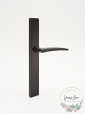 Emtek Multipoint Non-Keyed Fixed Handle 2x10 Trim Set with Poseidon Levers by Vanessa Jane