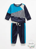First Impressions Baby Boys 2-Pc. Colorblocked Sweatshirt, Size 24Months by Vanessa Jane