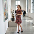 Ny Collection Printed Dress, Size Medium by Vanessa Jane