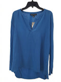I.n.c. Petite Split-Neck Top, size pp by Vanessa Jane