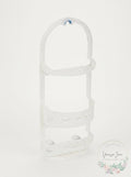 Glacier Bay Over-the-Shower Caddy in Frosted Clear by Vanessa Jane