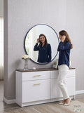 Elegant Lighting MR4044BL Eternity 42 X 42 inch Blue Wall Mirror by Vanessa Jane